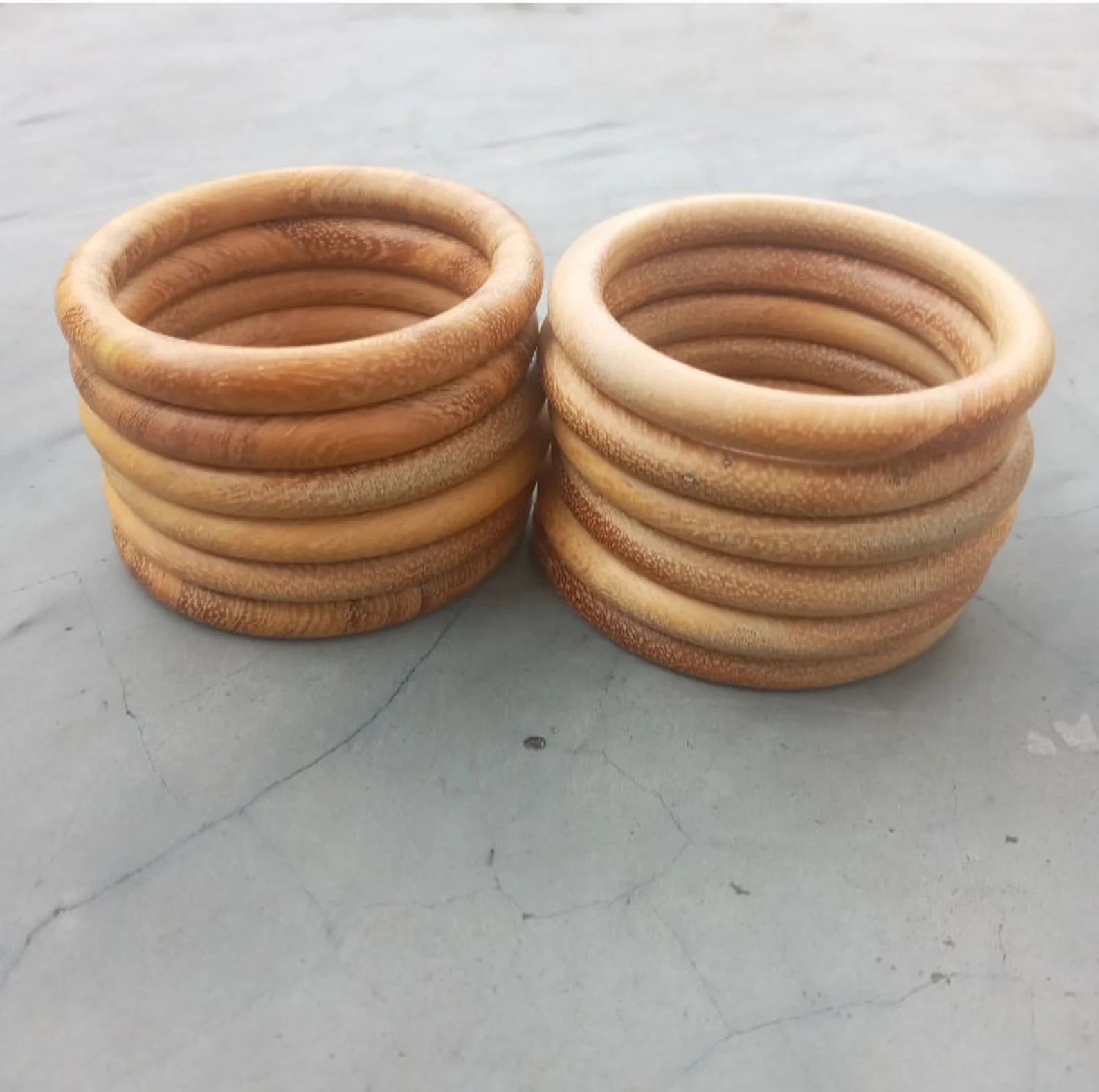 100% High Quality Natural strong Jack wood rings,macrame, wooden craft rings, jewellery rings, varnish and chemical free wooden rings,beads - Image 2