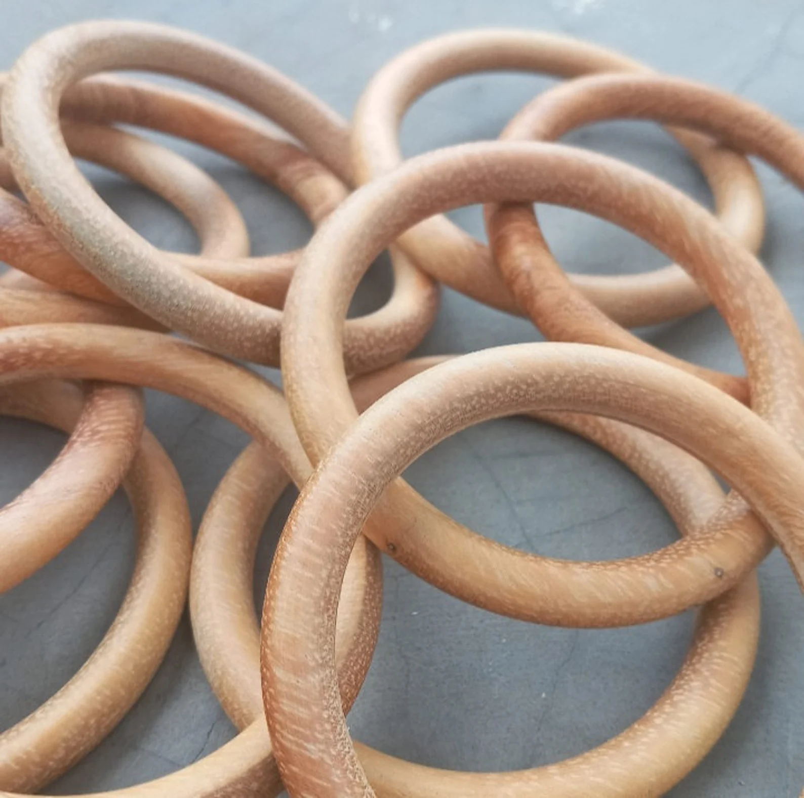 100% High Quality Natural strong Jack wood rings,macrame, wooden craft rings, jewellery rings, varnish and chemical free wooden rings,beads - Image 3