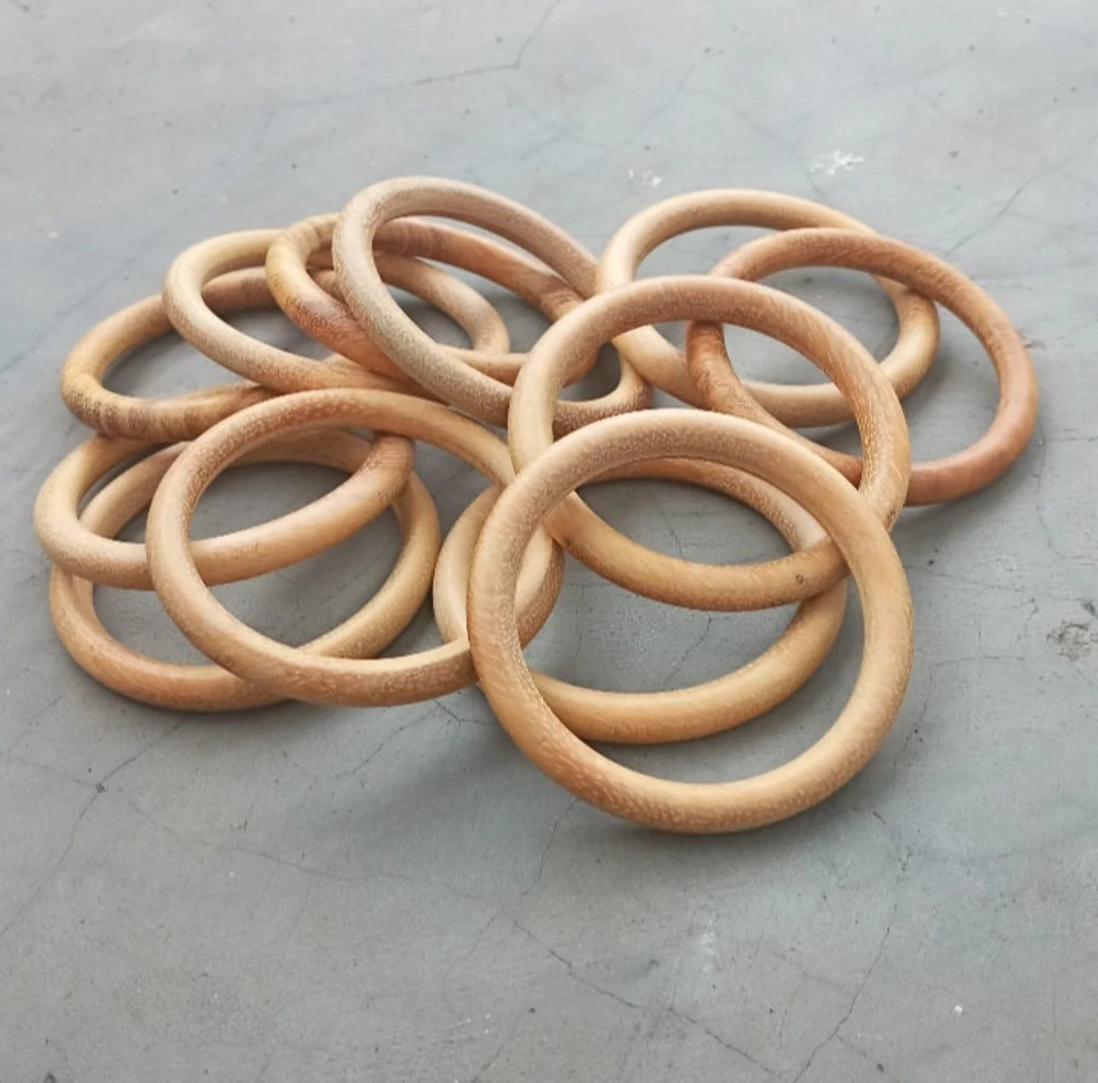 100% High Quality Natural strong Jack wood rings,macrame, wooden craft rings, jewellery rings, varnish and chemical free wooden rings,beads - Image 4