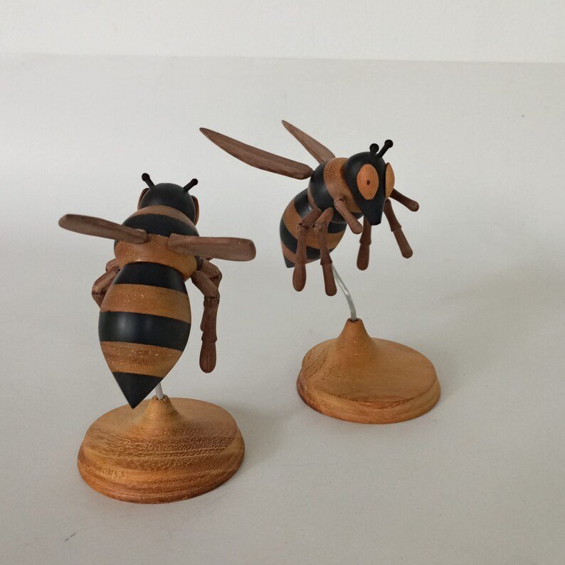 Adorable Wooden bee, Decorative wooden bee,Bee wood decor,honey bee,Bee tier tray,Housewarming Gifts,Personalized Gifts - Image 7