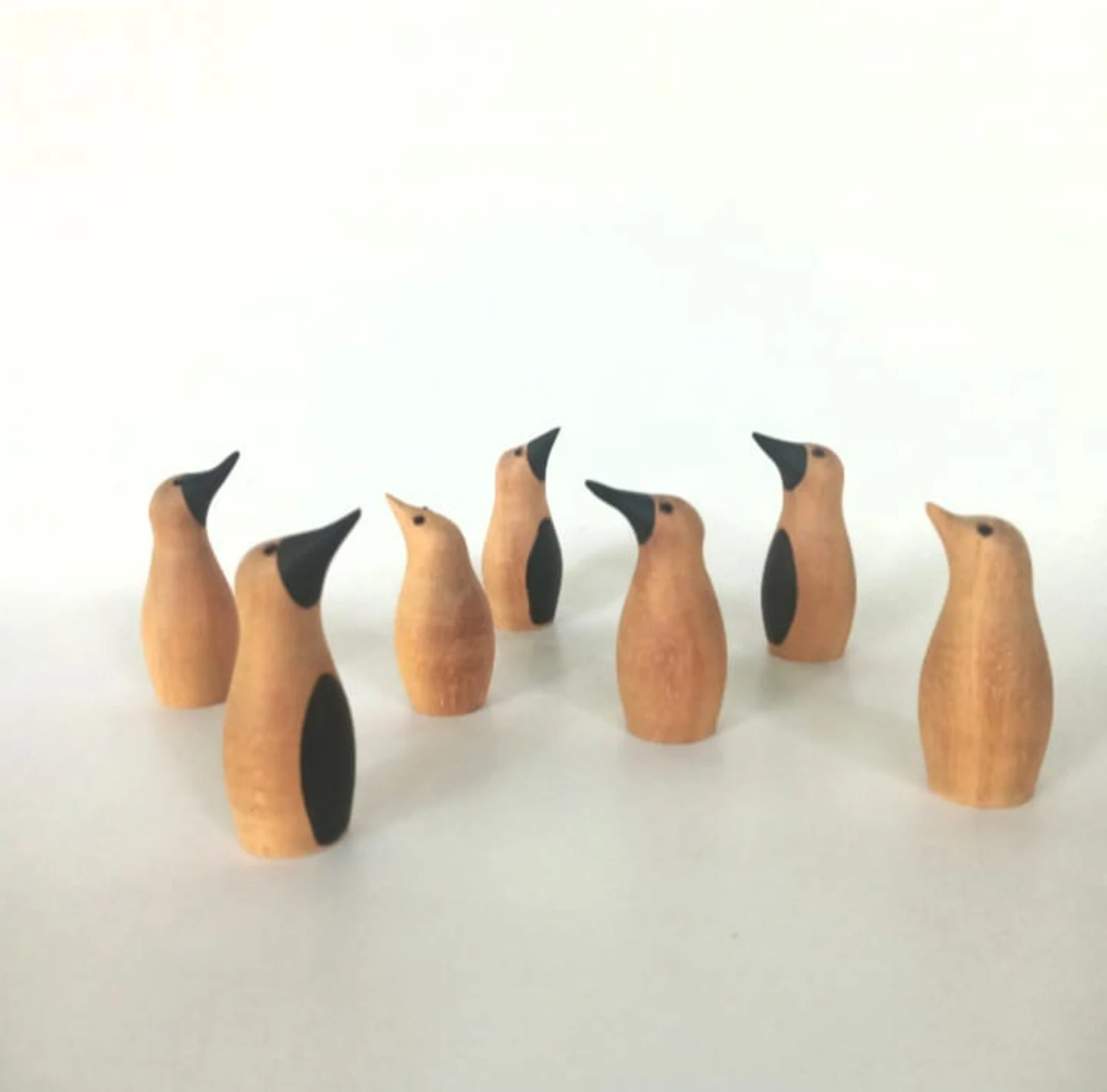 Wood turning penguin,Wooden penguin,Wood penguin,couple of penguins