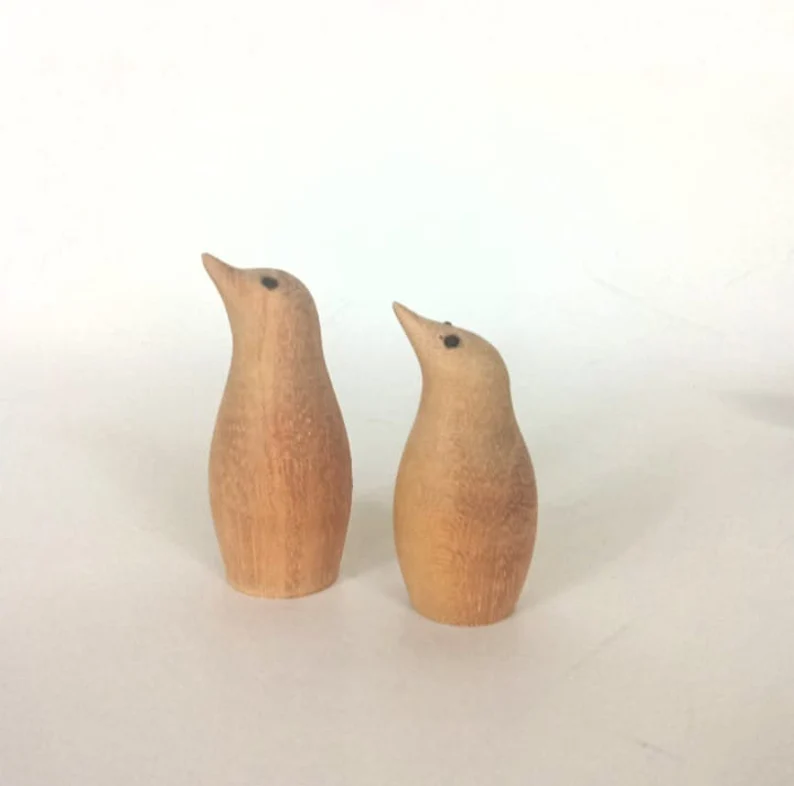 Wood turning penguin,Wooden penguin,Wood penguin,couple of penguins - Image 6
