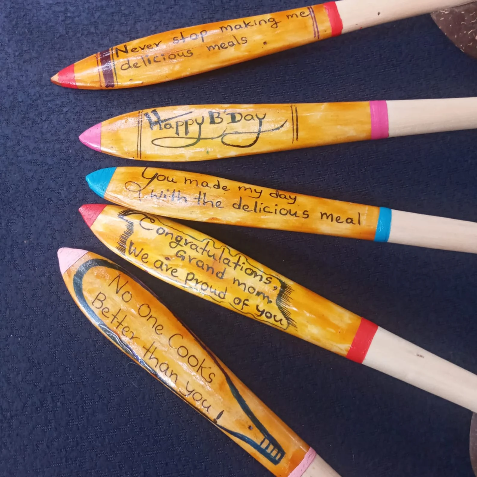 Coconut shell spoons,Personalized Wooden Spoon Set,Custom Kitchen Spoons,Greeting style Spoons,Personalized Wooden Spoon,Personalized spoon - Image 4