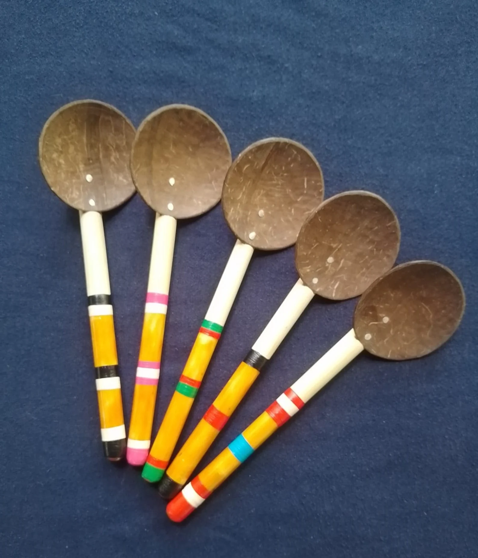 5 Coconut shell spoons,spoon rest,wood spoon rest,coconut spoon,serving spoon,