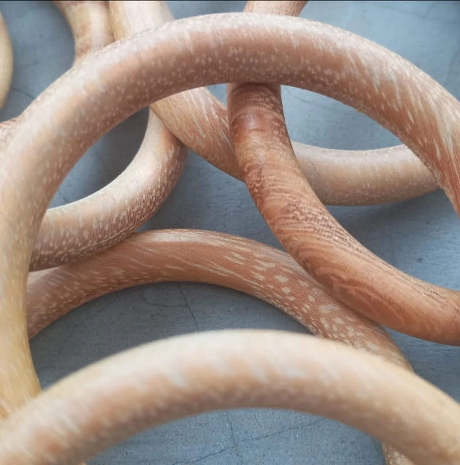 150mm Large size Natural wooden rings,Macrame Craft Hoops,Non Toxic Wood Ring,Organic Wood Ring,Dream Catcher hoops,wood craft rings,Decor - Image 3