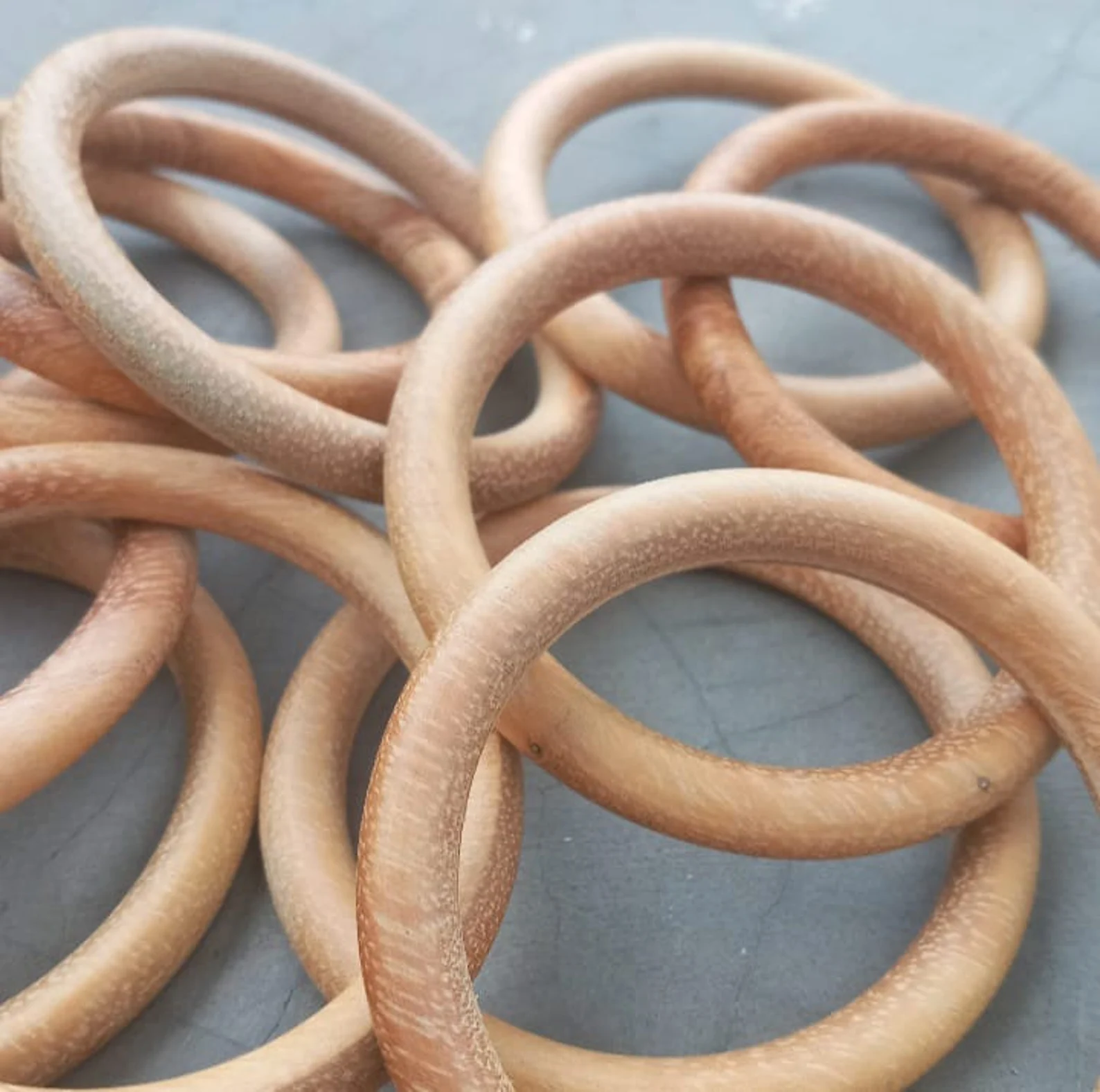150mm Large size Natural wooden rings,Macrame Craft Hoops,Non Toxic Wood Ring,Organic Wood Ring,Dream Catcher hoops,wood craft rings,Decor - Image 2