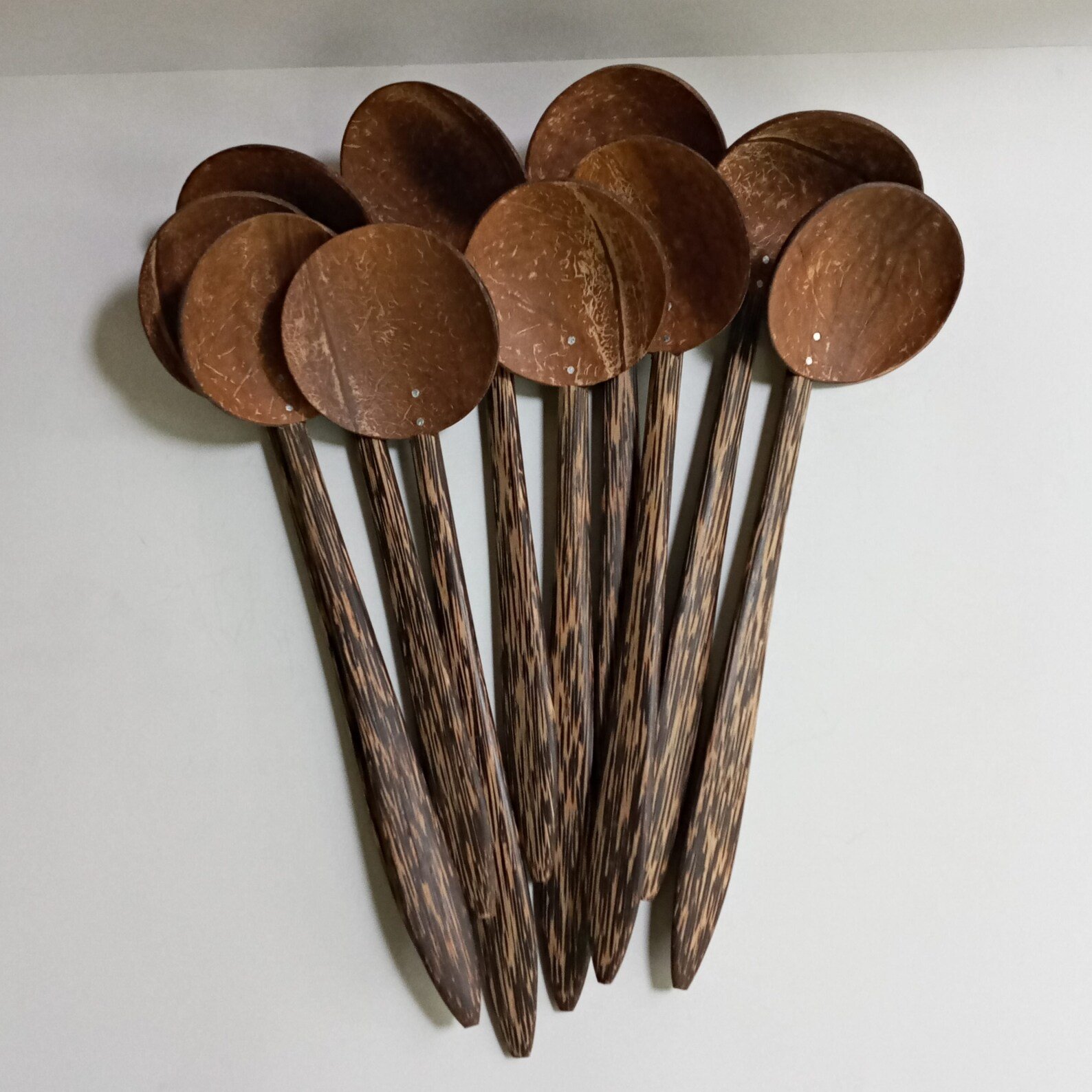 Durable coconut shell spoons|Hand made spoon|Natural Kitchen Tools Equipment|Coconut Shell Wooden Spoon - Image 2