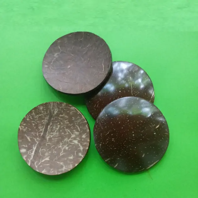 Chamalongos Set of 4 Coconut Shell | Divination Shells | Spiritual Tools | Oracle Shells | Chamalongos Coconut Shell Set | Santeria Lukumi