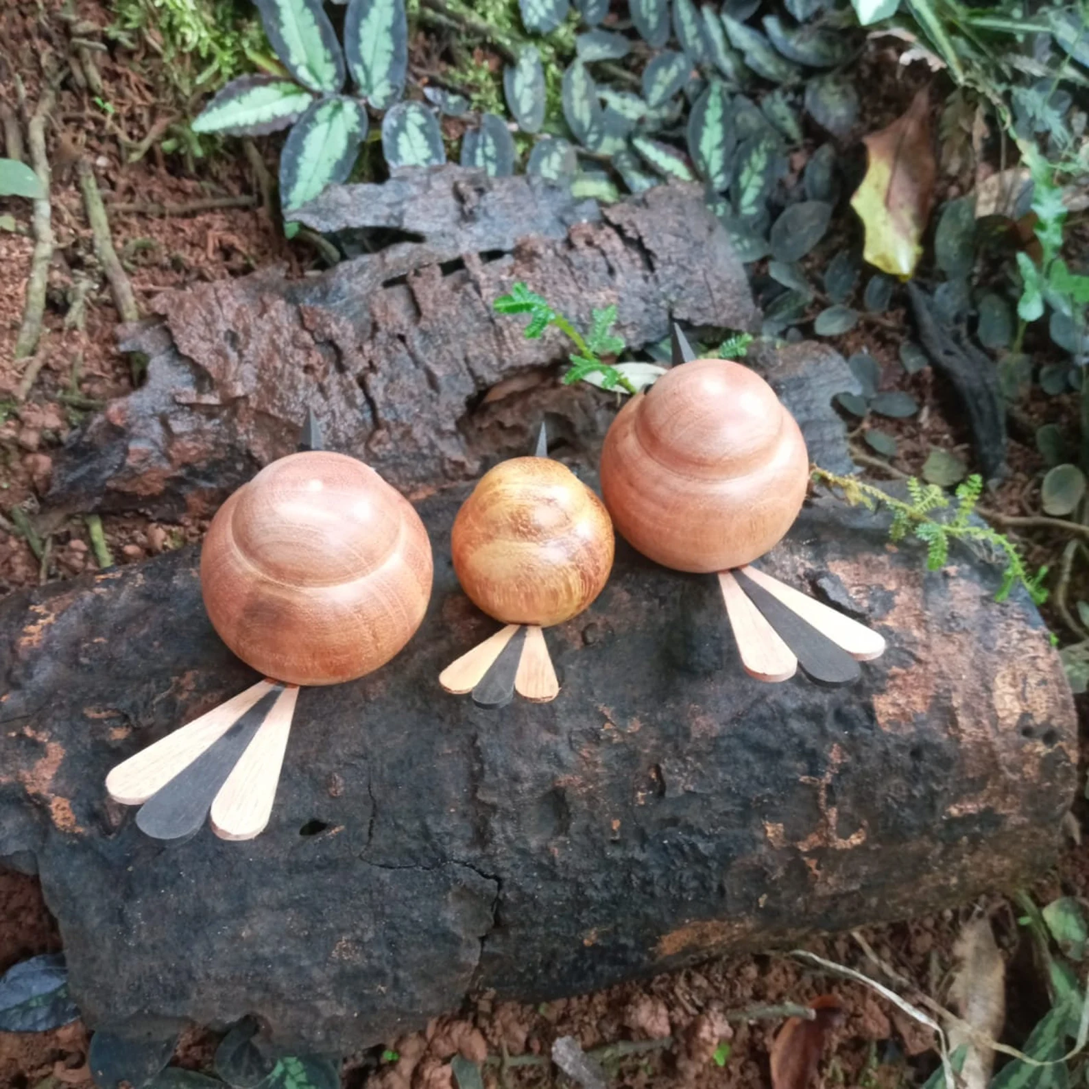 Wooden bird,wooden birds,bird figurine,bird sculpture,wooden bird ornament,bird decor,bird figurine vintage - Image 2