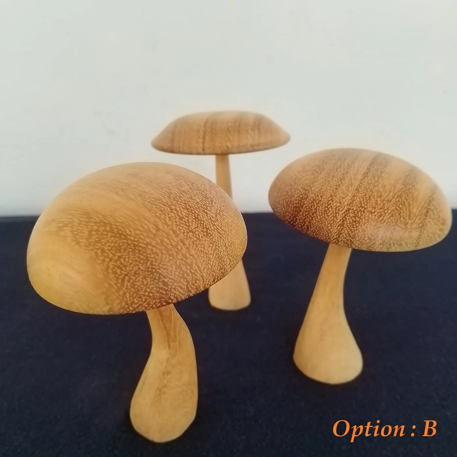Jack Wood Mushroom Sculpture - Unique Handcrafted Home Decor Accent, Wooden Mushroom,Mushroom Decor,DIY mushroom, Rustic Charm for Your Home - Image 3