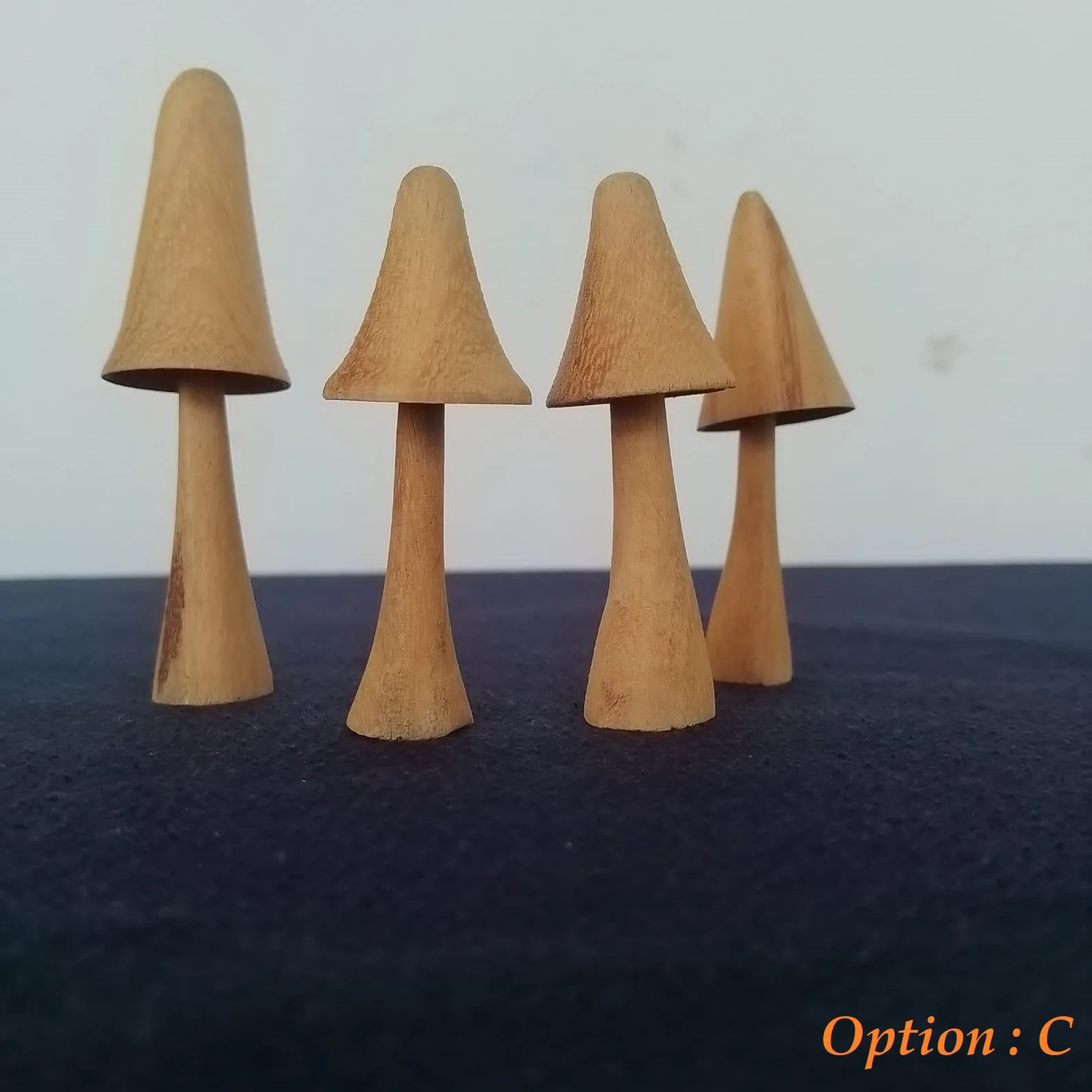 Jack Wood Mushroom Sculpture - Unique Handcrafted Home Decor Accent, Wooden Mushroom,Mushroom Decor,DIY mushroom, Rustic Charm for Your Home - Image 4