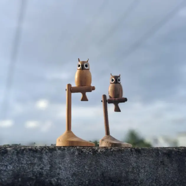 Handmade Owl Figurine |Unique Woodworking Decor |Unique Woodworking Decor |Wooden birds Figurine |owl sculpture |Wildlife Ornaments
