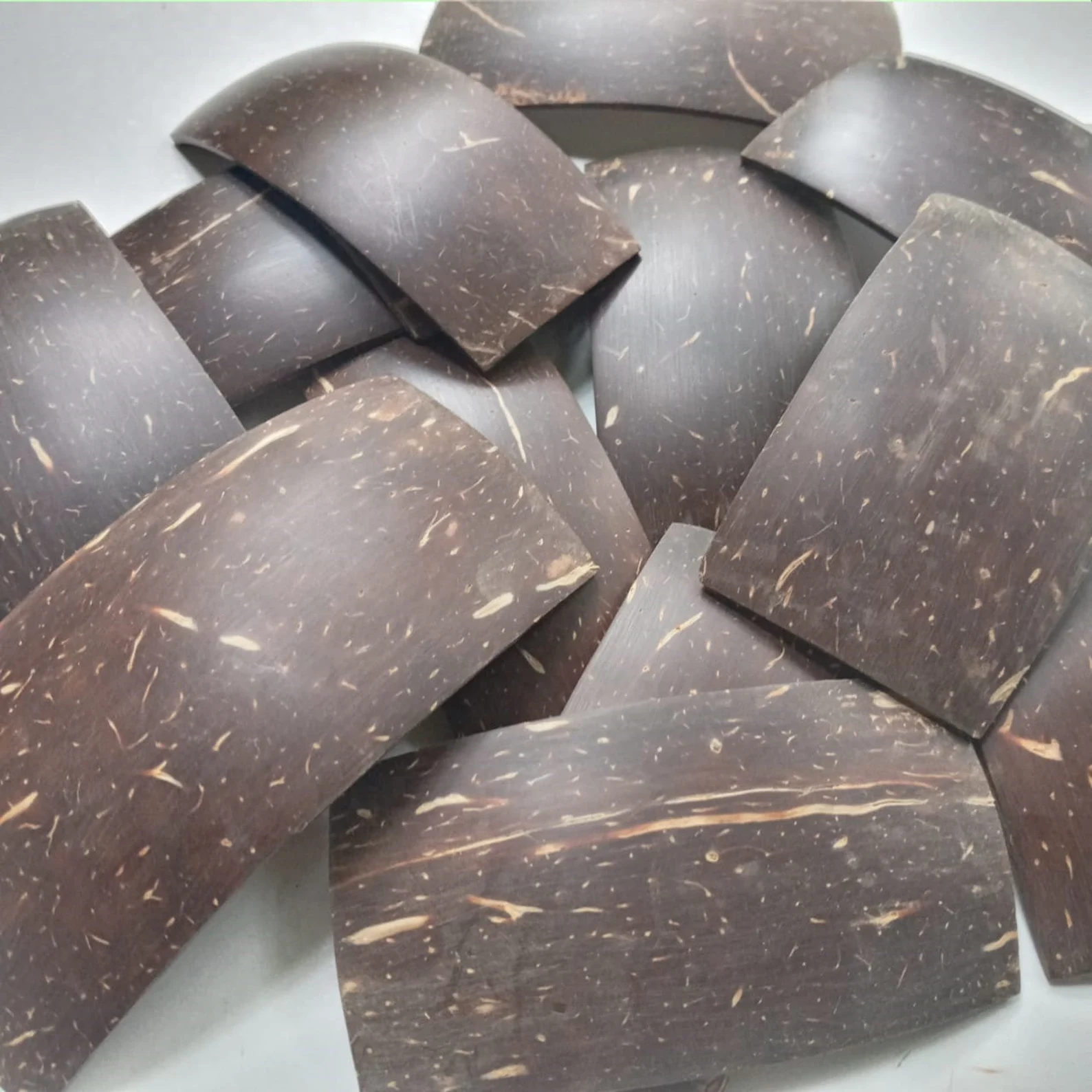 Rectangle shape coconut shell chips to make your craft items | coconut shells | Coconut products - Image 4
