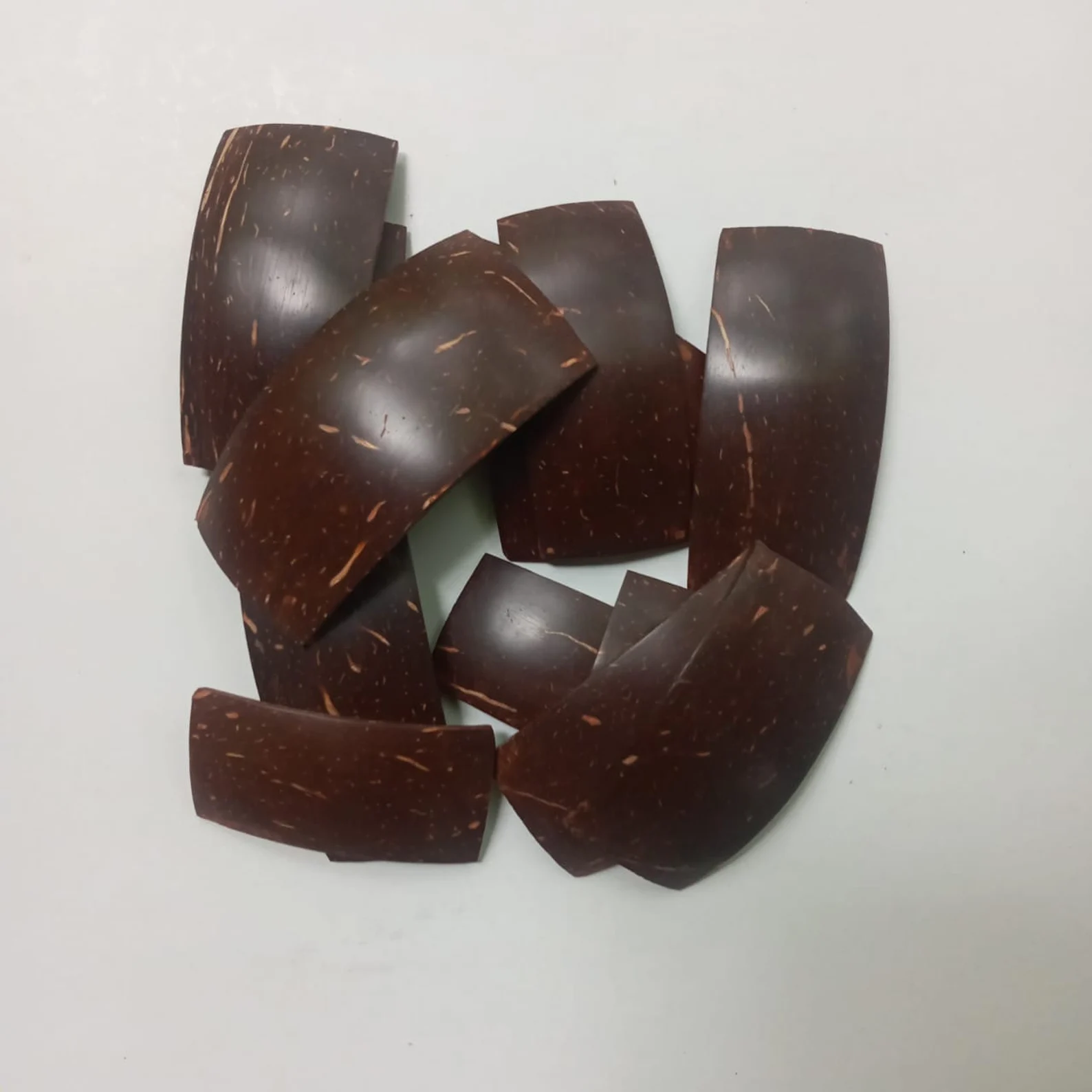 Rectangle shape coconut shell chips to make your craft items | coconut shells | Coconut products - Image 3