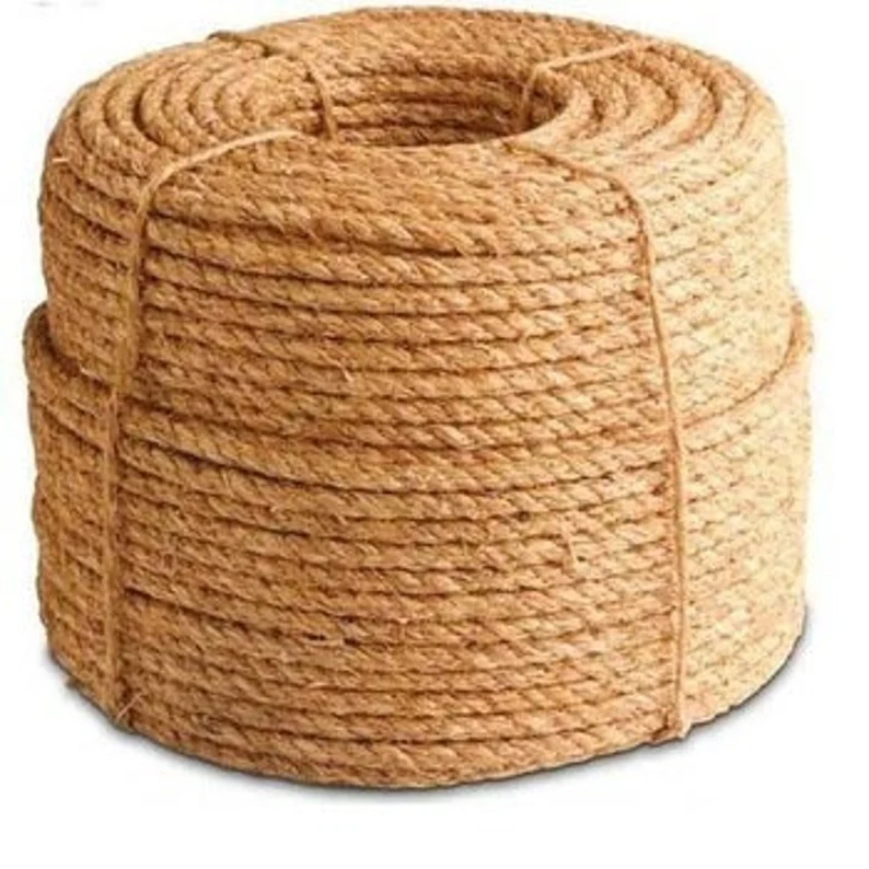 Eco Friendly Coconut Coir Fiber Rope, Natural Coconut Fiber Rope,Authentic Braided Coconut Husk, Coconut Sennit - Image 5