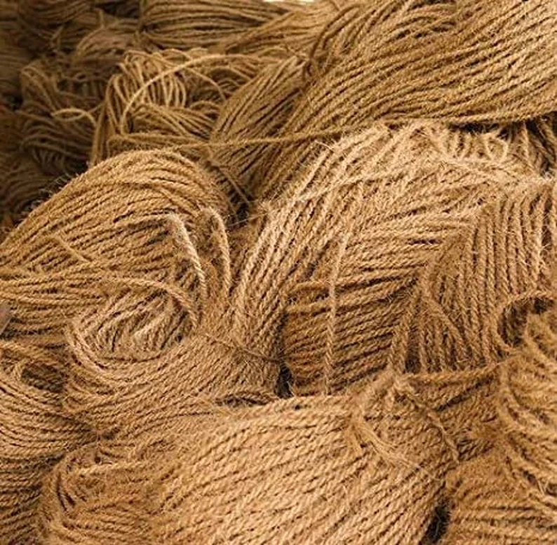 Sri Lankan Handmade Coconut Coir Fiber Rope 15feet /Natural Hand made Coconut Fibre Rope/Organic natural ropes/ Coconut rope - Image 2