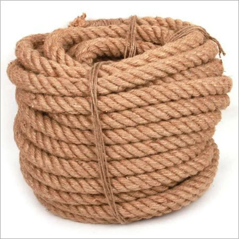 Eco Friendly Coconut Coir Fiber Rope, Natural Coconut Fiber Rope,Authentic Braided Coconut Husk, Coconut Sennit