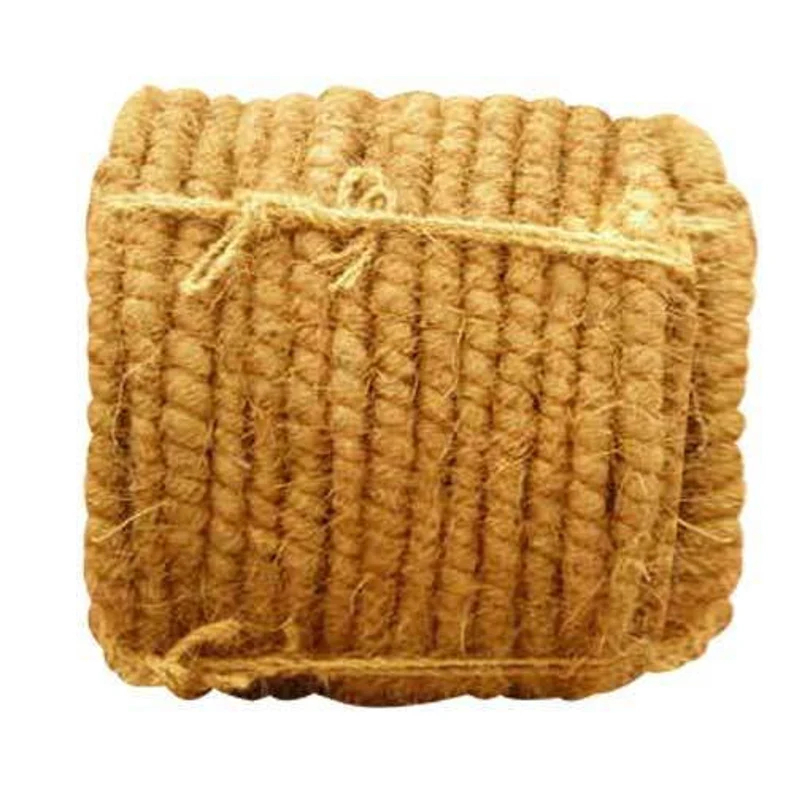 Eco Friendly Coconut Coir Fiber Rope, Natural Coconut Fiber Rope,Authentic Braided Coconut Husk, Coconut Sennit - Image 3