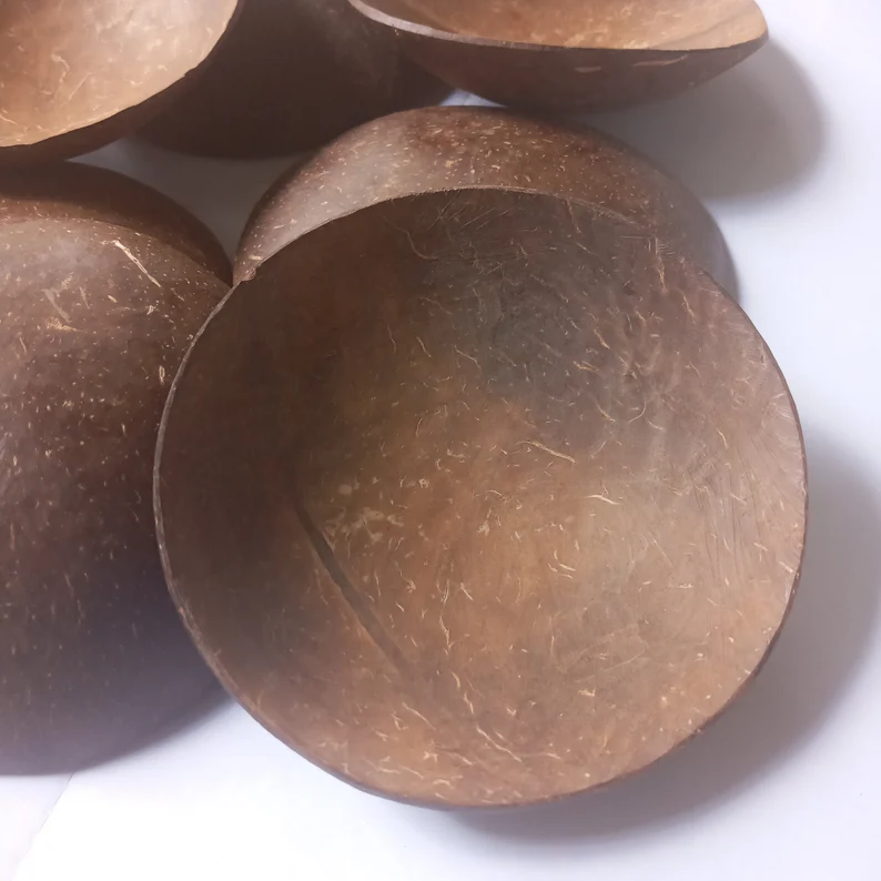 Large size Coconut Shell For make Craft Items|Coconut Shell Chips|NaturalCococnut Shell|Coconut Shell Products|Craft Accessories|Small plate - Image 6