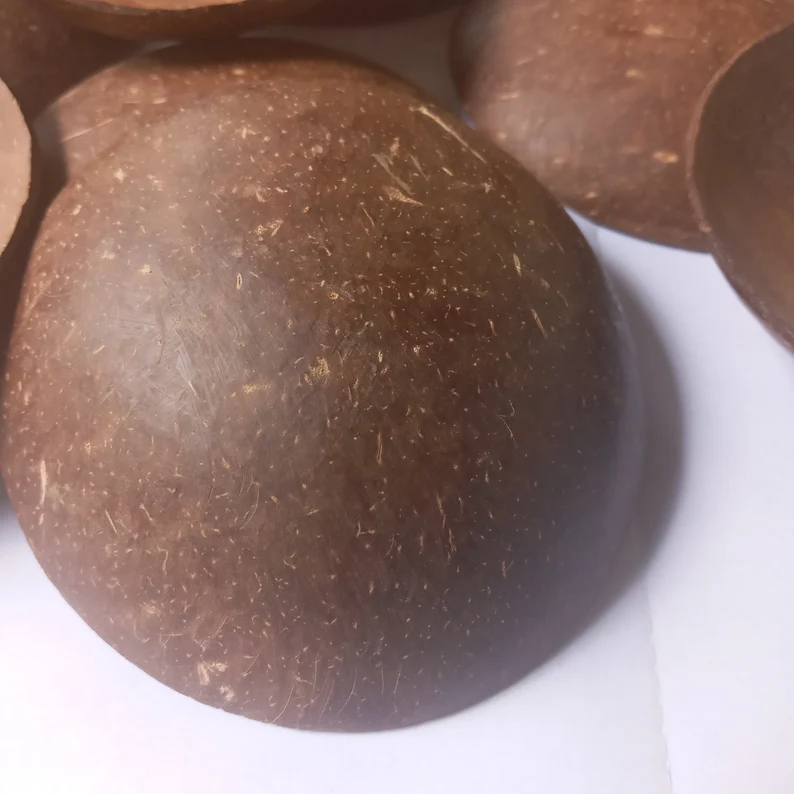 Large size Coconut Shell For make Craft Items|Coconut Shell Chips|NaturalCococnut Shell|Coconut Shell Products|Craft Accessories|Small plate - Image 5