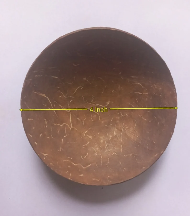 Large size Coconut Shell For make Craft Items|Coconut Shell Chips|NaturalCococnut Shell|Coconut Shell Products|Craft Accessories|Small plate - Image 2