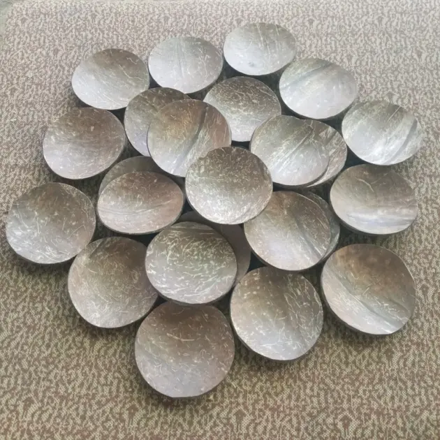 3" Coconut shell chips to make your craft items,Coconut shell candle holder,coconut shell pieces,Coconut shell discs,DIY projects,coconut cup