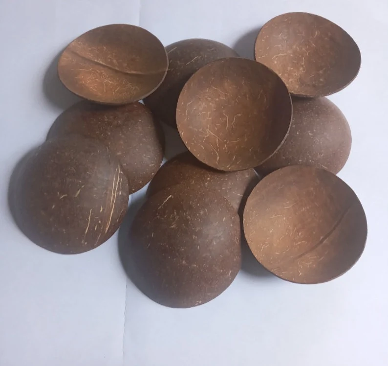 Coconut shell discs,Coconut Candle holder,Coconut shell craft,mini coconut shells,Terrarium,Home decor,Crafting,Sustainable gift,Organic