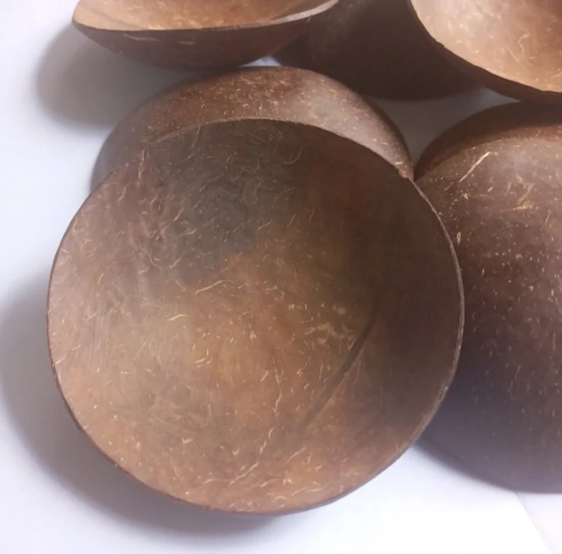Coconut shell discs,Coconut Candle holder,Coconut shell craft,mini coconut shells,Terrarium,Home decor,Crafting,Sustainable gift,Organic - Image 5